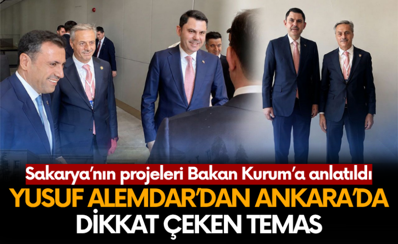 Yusuf Alemdar’dan Ankara’da dikkat çeken temas