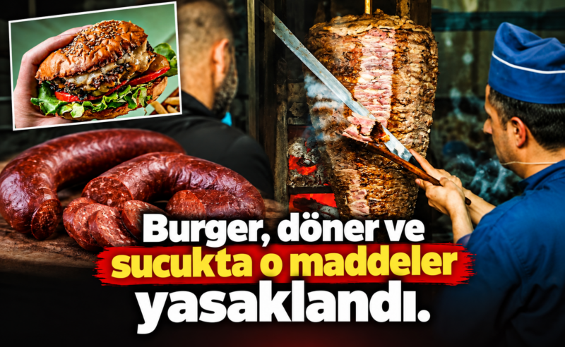 Burger, döner ve sucukta yeni dönem: Yeni düzenleme Resmi Gazete’de