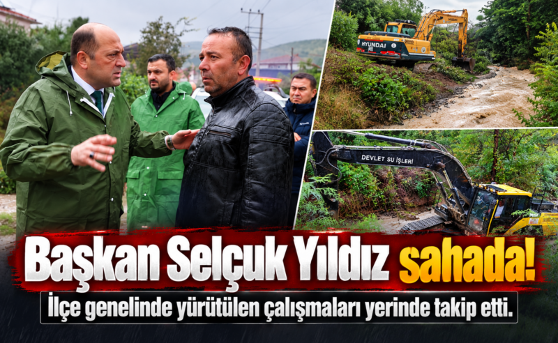 Başkan Selçuk Yıldız sahada!