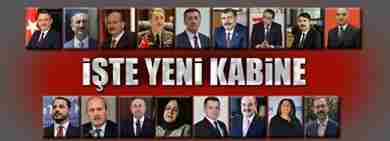 Yeni Kabine Açıklandı