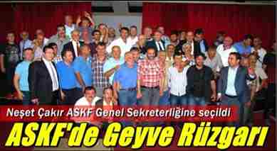 ASKF Başkanı Zımba Olurken, Neşet Çakır Genel Sekreter Oldu