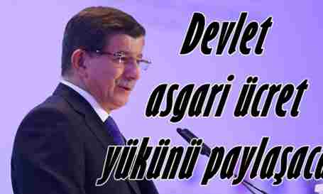 Devlet asgari ücret yükünü paylaşacak