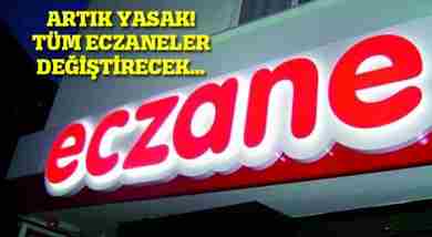 Eczanenin İsmine Işıklandırma Yasak..