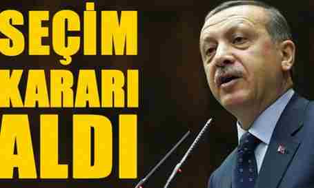 Cumhurbaşkanı seçim kararı aldı