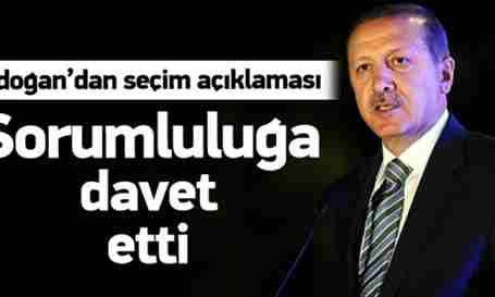Erdoğan’dan seçim açıklaması