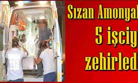 İşçiler Gaz Sızıntısından Fenalaştı