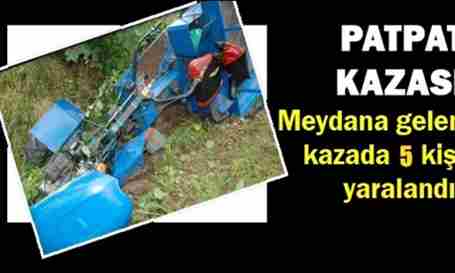 Geyve’de Patpat Kazası ! 5 Yaralı