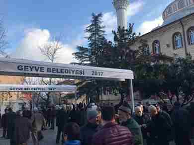 Merkez Sinanbey Camii Avlusuna Tente Sistemi