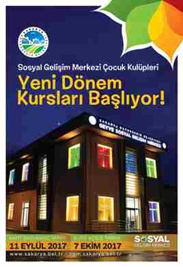 Sosyal Gelişim Merkezinde Kayıtlar Başlıyor