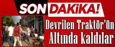 Geyve Umurbey Köyünde Traktör Kazası..