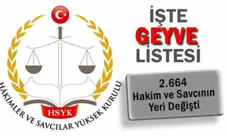 Geyve’de Adli Kadroda Değişiklik