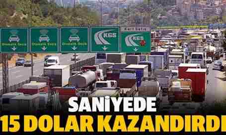 Saniyede 15 dolar kazandırdı