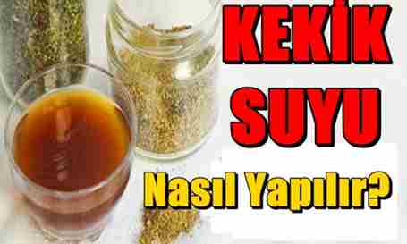 KEKİK SUYU NASIL YAPILIR