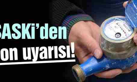 SASKİ’den Don Uyarısı