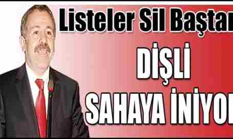 ŞABAN DİŞLİ SAHAYA İNİYOR..
