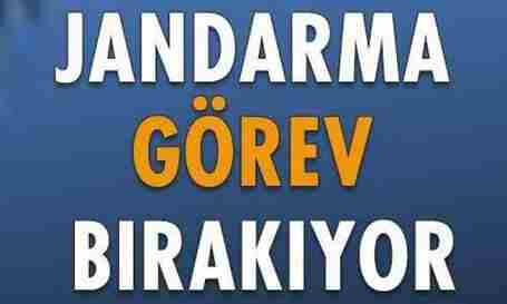 Geyve’de Jandarma görev bırakıyor…