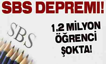 Şok bir karar ile SBS sınavı iptal edildi