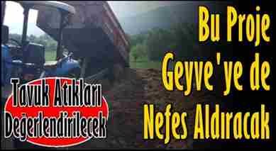 Bu Proje Geyve’ye de Nefes Aldıracak