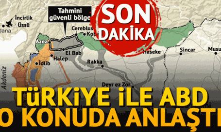 Türkiye Güvenli Bölge Konusunda ABD ile Anlaştı